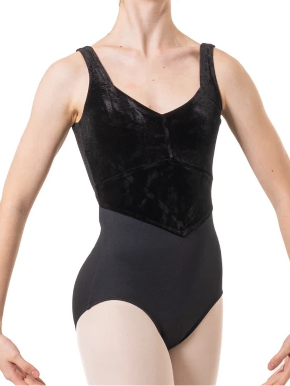 3/$50 Capezio Velvet Forest Aspen Tank Ballet Dance Black Leotard